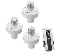 MASUNN Porte-Vis À 3 Voies E27 Télécommande Sans Fil De Contrôle De L'Ampoule Douille AC110/AC180-240V-AC180-240V