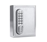 masunt coffre-fort à clés 1140 E Code | attribution innovante de code en ligne à distance | coffre-fort électronique en acier inoxydable V4A massif extra résistant à la corrosion pour climat maritime