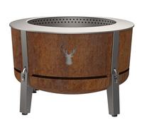 Masuria Wild Alpha 800 SE Foyer sans fumée en acier inoxydable, pieds réglables, fabriqué en UE