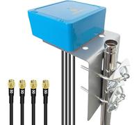 Maswell Antenne 4 x 4 MIMO 5G, omni Broadband 700-6000 MHz, 4G, LTE, 5GA, 5G NR, WiFi 6, Bluetooth, antenne externe 3dBi pour IoT M2M, pas pour booster (kit complet)