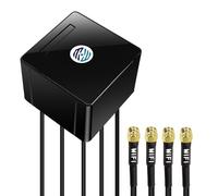 Maswell Antenne 4X4 WIFI7 2100-7200MHz 5G Wifi7/WiFi6E/Bluetooth/Zigbee MIMO Antenne carrée à visser Prise RP SMA étanche