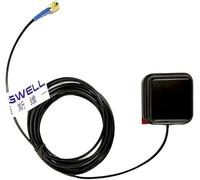 Maswell Antenne GNSS GPS, 1561-1602 MHz, Gain Élevé, 5 dBic pour GPS/GLONASS/Beidou/Galileo, Autocollante et Magnétique, Long Câble avec Connecteur SMA