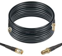Maswell Câble coaxial équivalent LMR240 5 m 50 Ohm faible perte SMA mâle vers SMA femelle pour 5G 4G+ LTE WiFi Cellulaire GPS GNSS Routeur Antenne externe extérieure (pas pour TV)