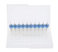 MasYosh 10pcs Micro-forets Bits, Kit de Nettoyage en Carbure de Carbure de Tungstène avec Bit de Forage de 0,5 Mm pour Buse D'imprimante 3D, Planches CNC SMT, Moules, Plastiques, Cuivre