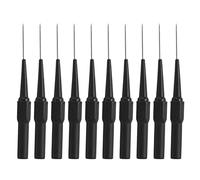 MasYosh 26.010 Sonde de Perçage, 10pcs 0,7 Mm de Test de Test avec des Performances Stables et de Bonnes Performances, pour la Maintenance Automobile et les Tests de Télécommunications (Noir)