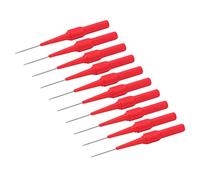 MasYosh 26.010 Sonde de Perçage, 10pcs 0,7 Mm de Test de Test avec des Performances Stables et de Bonnes Performances, pour la Maintenance Automobile et les Tests de Télécommunications (Rouge)