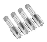 MasYosh 4 Pièces M27 Taraud à Main, Acier à Outils en Alliage Taraudage à Filetage Métrique à Cannelure Droite, avec une dureté et une Résistance à L'usure élevées, pour Fer, Acier,