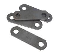 MasYosh 4 Pièces Maillons de Sangle de Manille à Ressort de Remorque, Acier galvanisé Robuste de 3,125 Pouces, avec Trou de Boulon de Diamètre 9/16 Pouces, pour Systèmes de Suspension à