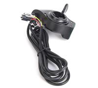 MasYosh Accélérateur au Pouce pour Vélo électrique, Interrupteur D'alimentation Numérique de Tension de Batterie avec Affichage LCD avec Affichage de la Tension en Temps Réel pour