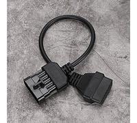 MasYosh Adaptateur de câble de diagnostic OBD2 10 broches vers 16 broches, facile à installer, performance professionnelle stable, avec OP COM 2008, pour