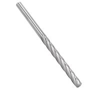 MasYosh Alésoir en Spirale, Accessoires de Machine-outil à Tige Droite en Acier au Tungstène avec Bord Tranchant pour un Diamètre de Coupe de 6 Mm, Tolérance H7, Longueur de 100 Mm