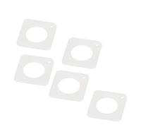 MasYosh Amortisseur de Vibration du Moteur Pas à Pas de 5pcs, Absorbeur à Amortisseur en Silicone pour la Machine CNC Imprimante 3D, avec Coupe pour le Moteur NEMA 17