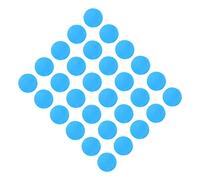 MasYosh Balles de en Mousse EVA 30 Pièces, Balles de D'entraînement Souples pour L'entraînement en Intérieur et en Extérieur avec des Couleurs Vives et Un Design Léger (Bleue)