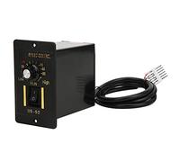 MasYosh Berm Motor Speed Controller, AC220V 50 60Hz 180W 200W 250W CW CCW Rotation avec Connecteur Mâle à 6 Broches et Bouton du Potentiomètre, pour Imprimer L'industrie de (200W)