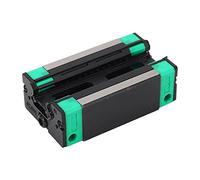 MasYosh Bloc de Chariot de Rail Linéaire, Curseur en Acier à Roulement verrouillé avec Conception de Contact à 4 Points pour Mouvement Linéaire du Rail de Guidage, Billes en Acier