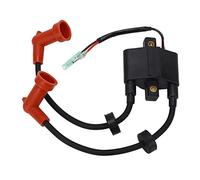 MasYosh Bobine D'allumage Hors-bord, Résistante aux Vibrations, Adaptée au Moteur Hors-bord E9.9DMH E15DMH 6B3 66B4 2 Temps, avec Matériau ABS Durable