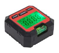 MasYosh Boîte de Niveau Numérique, Rapporteur électronique avec Bulle Horizontale, Détecteur D'angle Magnétique pour le Travail du Bois, Réparation Automobile, Localisation D'angle de (Rouge)