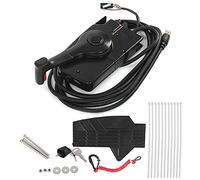 MasYosh Boîtier de Télécommande Hors-bord, Fonctionnement Fluide avec Cordon D'urgence et Friction D'accélérateur Réglable, Remplacement pour Hors-bord Mariner et Force 40 CV et Plus