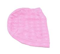 MasYosh Bonnet de Bain Imperméable de Couleur Vive pour Hommes et Femmes, Bonnet de Bain avec Protection des Oreilles en PU pour Cheveux Longs, adapté aux Amateurs de Natation (Rose nacré)