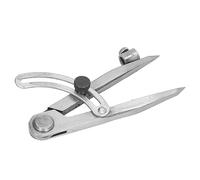 MasYosh Boussole Scriber, Outil de Séparation D'aile de Verrouillage en Acier au Carbone pour le Marquage Mécanique et la Fabrication du Cuir, avec Largeur Réglable et Porte-crayon 125