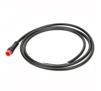 MasYosh Câble de Signal de Vélo, Mélange de Matériaux à 2 Cœurs avec Marqueur de Flèche pour Accessoires de Vélo électrique, Options de Tête Mâle Femelle (Connecteur mâle à 2 conducteurs)