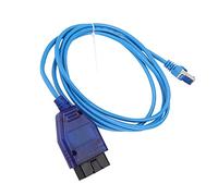 MasYosh Câble D'interface ENET, Programmation de Codage OBD RJ45 avec Lumière LED pour Série F 1 3 5 7 X3 X5 X6, Prise en Charge du Verrouillage, Déverrouillage du Son, Confirmation du