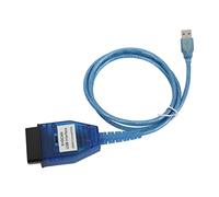 MasYosh Câble K D Can, Adaptateur de Diagnostic USB à Puce FT232RL avec Interrupteur pour E60 E61 E70 E81 E90 E91, Protocole de Ligne K à 8 Broches, Lecture, Suppression des Erreurs,
