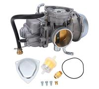 MasYosh Carburateur, 3130903 de Remplacement pour Scrambler 500 1997 2009 avec 3130945 3131307 3131289 3131452, Matériau en Aluminium Antirouille Facile à Installer