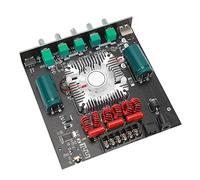 MasYosh Carte Amplificateur de Puissance HT21, Stéréo Double Canal TDA7498E 160 W X 2 220 W avec Contrôle des Basses Aigus, pour AUX USB 15 V à 36 V