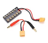 MasYosh Carte de Chargement de Batterie au Lithium B6, Modèle de Batteries au Lithium, Plaque de Connexion Parallèle équilibrée avec 6 Connecteurs Ultra Micro JST PH2.0 pour