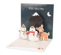 MasYosh Carte de Noël 3D avec un Design Spécial (D)