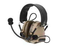MasYosh Casque de Communication de 5ème Génération, écouteurs Militaires à Réduction de Bruit avec Bandeau en Cuir Synthétique PU, pour Les Activités Extrêmes en Plein Air (Z051-DE)