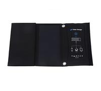 MasYosh Chargeur Solaire, Panneau Solaire Portable étanche à Haute efficacité avec Circuit de Redémarrage Intelligent pour Appareils Photo Numériques Tablettes iOS