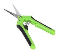 MasYosh Cisailles de Jardin, Sécateurs à Ressort en Acier Inoxydable à Verrouillage Latéral avec Poussée Automatique, pour une Coupe Facile entre les Plantes (Vert)