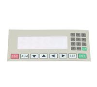 MasYosh Clavier à Membrane, Interrupteur à Membrane en Plastique à Affichage de Texte avec Partie LCD Transparente pour équipement électronique Domestique Industriel MD204 OP320A OP325