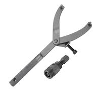 MasYosh Clé à Molette d'embrayage de Moto, Extracteur de Volant Magnétique Réglable de 24 Mm et 27 Mm avec Acier Magnétique Antirouille, pour VTT, Scooter, Vélo de saleté, Go Kart