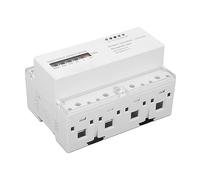 MasYosh Compteur électrique, Compteur D'énergie KWh triphasé 4 Fils avec Niveau de Précision 1.0 élevé, Affichage de Mécanique, 5-100A 230V 400V, pour Montage sur Rail DIN dans