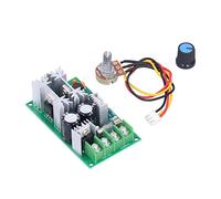 MasYosh Contrôleur de Vitesse du Moteur, PWM Electronic Governor 1200W Module de Conduite à Puissance élevée DC10-60V 20A, avec Potentiomètre et Borne de Barrière, pour les Moteurs