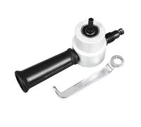 MasYosh Coupe-Tôle à Double Tête, Grignoteuse de Tôle en Alliage à 360 Degrés avec Conception à Double Tête pour une Coupe en Douceur, Compatible avec une Perceuse électrique ou