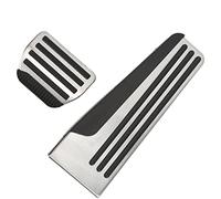 MasYosh Couvre-plaque DE Repos à Pied 2PCS, PAD PADAL DE PEDAL DE PÉDALE MÉTALES DE CASSAGE Nonslip Remplacement DE la Pédale pour Q50L QX70 Q60 G35 G37 EX35 EX37 FX35 FX37 FX50 2011