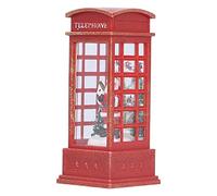MasYosh Décor de Cabine Téléphonique du Père Noël, Design Rétro Unique