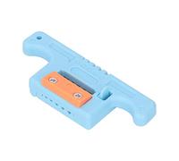 MasYosh Dénudeur de Fibre Optique à 5 Fils, Structure Compacte avec Boîtier en PVC et Lame en Acier à Outils, pour Outil D'épissage de Câble à Fibre Optique de 1,9 à 3,0 Mm (Bleue)