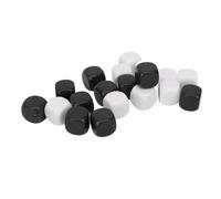 MasYosh Dés 20 Pièces, Dés en Plastique à Coins Arrondis pour Jeux Mathématiques, avec Surface Lissée pour les Projets éducatifs de Bricolage (Tapez 1)