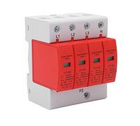 MasYosh Dispositif de Protection contre la Surtension 4P, Holage PC à Issue de Flamme Installation de Conception Modulaire avec Protection contre le Tonnerre pour AC385V Système