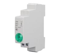 MasYosh Éclairage Indicateur de LED de Rail DIN, Lampe D'indication du Signal pour la Boîte de Distribution avec Matériau PC, AC DC, Installation Facile, Taille Compacte, Durée de Vie (Vert)