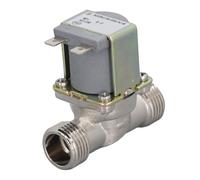 MasYosh Électrovanne électrique DC12V, Vanne de Vidange D'eau avec Fonction de Contrôle et Filtre Amovible pour Distributeur de Machine à Laver, Lave-vaisselle, Chauffe-eau