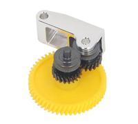 MasYosh Engrenage D'extrudeuse en Acier Durci, Engrenages de Dents Obliques avec Revêtement Nano pour L'usure, Poignée en Aluminium, Compatible avec les Imprimantes 3D de la Série X1 P1