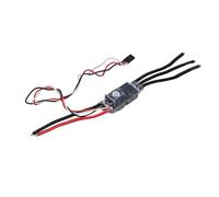 MasYosh ESC sans Balais, Processeur 32 Bits STM32G071, Courant Continu 120 A, Fréquence PWM 128 KHz, avec Lumière de Couleur LED RVB Réglable BEC 5 V 12 V, pour Drones, Voitures RC,
