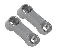 MasYosh Extendeurs D'écoute Miroir de 10 Mm, Kit D'adaptateur D'extension des Espaceurs en Alliage en Aluminium pour la Moto, avec Diamètre de Filetage M10, S'adapte F900XR F900R (Gris)