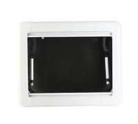 MasYosh Fenêtre de Camping-car Poussoir de 20 X 16 Pouces, Cadre en Alliage D'aluminium, Protection en Verre trempé Noir avec écran et Pare-soleil, pour Camping-car, Remorque, Maison